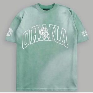 Darc Sport Ohana Lush Green Sun Fade Oversized Shirt Pump Cover XS NWT